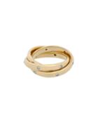 Estate 18k Yellow Gold Diamond Constellation Ring,