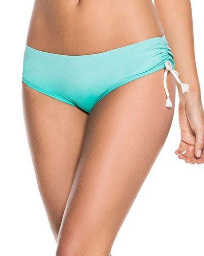 Watercolor Ruched-sides Swim Bottoms,