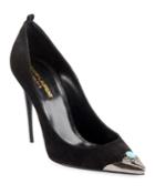Zoe Suede Pointed Pumps