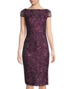 Sequin Floral Embroidered