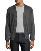 Cashmere-blend V-neck Cardigan,