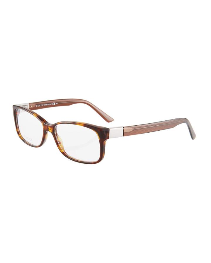 Men's Tortoiseshell Rectangle Acetate Optical Glasses