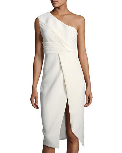 Lights Out One-shoulder Dress