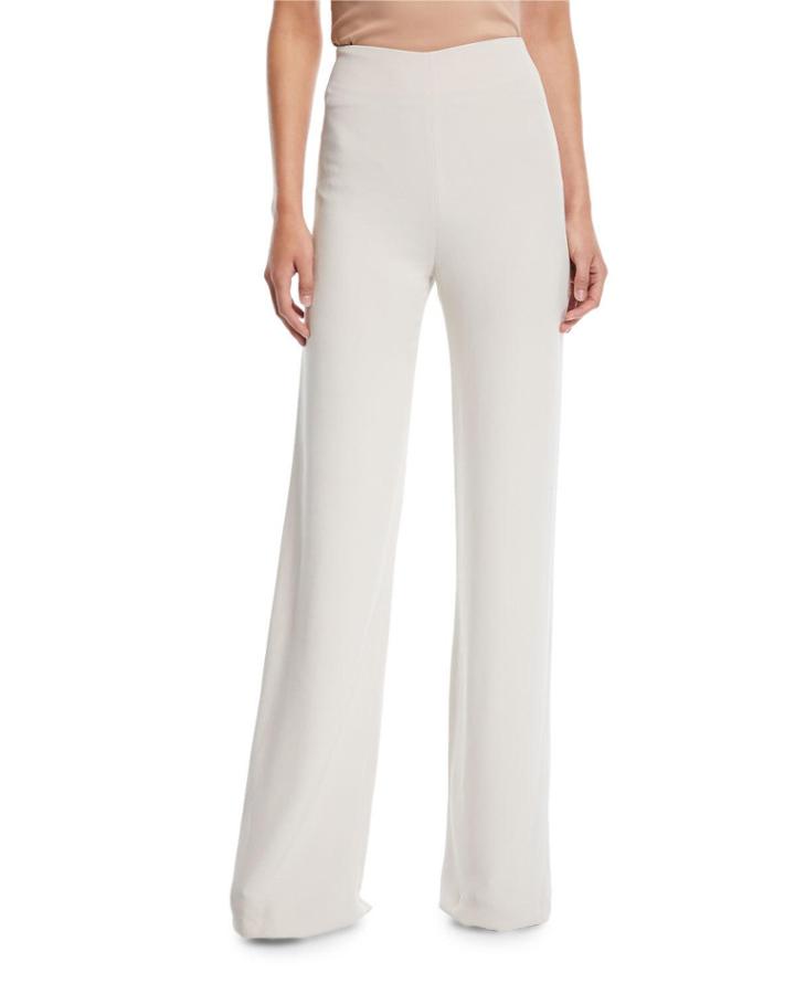 Side-zip Wide-leg Pants