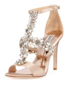 Munroe Embellished T-strap Dress