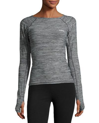 Space-dye Jersey Top, Blue
