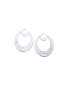 Senso Large Oval Statement Earrings