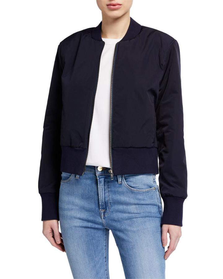 Structured Bomber Jacket