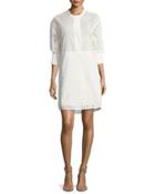 Collarless Eyelet Oversized