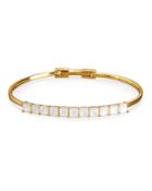 18k Rock Candy&reg; Mini 11-stone Bangle, Ivory
