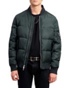 Men's Vandal Quilted Down Bomber Jacket, Evergreen