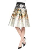 Sachin & Babi Noir Pleated Party Skirt In Abstract Print, Women's, Size: 12,