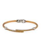 Citrine Cord Bracelet, Gold