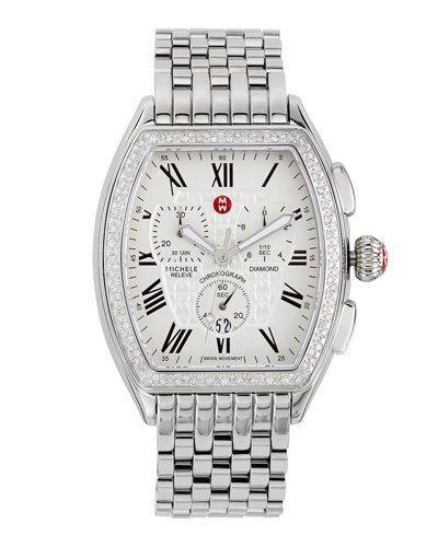 Releve Diamond Bracelet Chronograph Watch