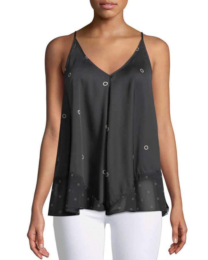 Eclipse Charmeuse Draped Cami
