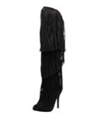 Carlie Fringe Knee-high