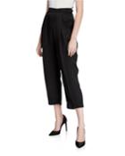 Hillary Cropped Straight-leg Pants
