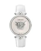39mm Palazzo Empire Watch, White/silver
