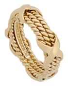 Estate 18k Gold Schumberger Ring,