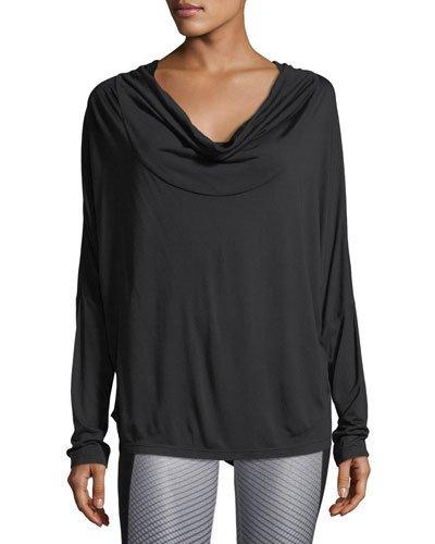 Tensile Cowl-neck Jersey Top