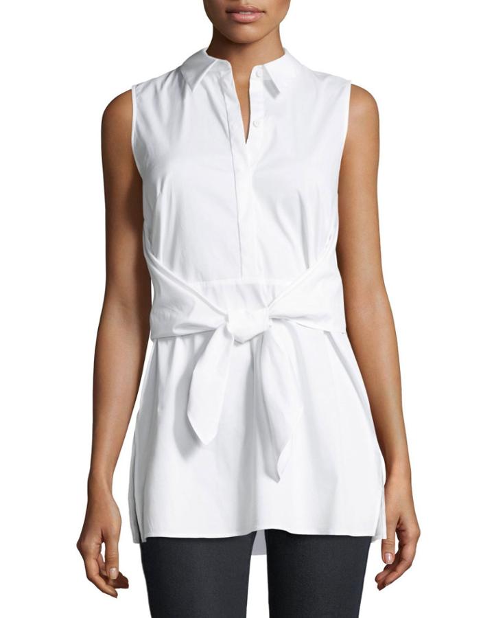 Mariel Stretch-shirting Blouse