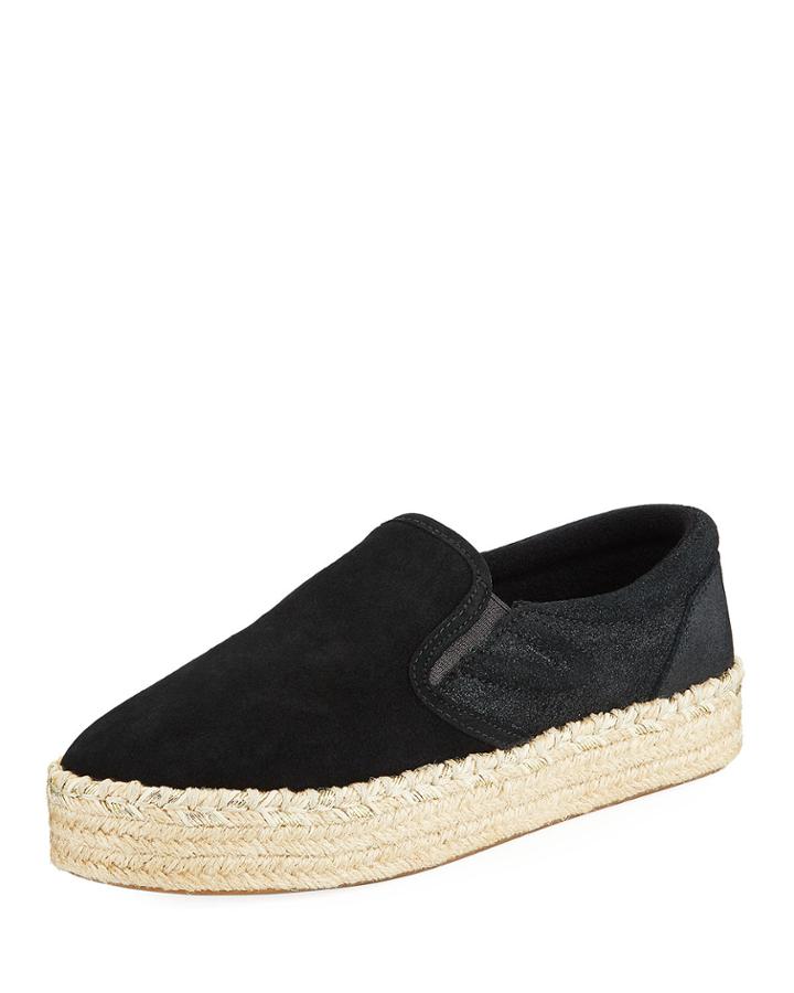 Emilia Suede Glitter Espadrilles