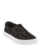 Mara Floral-print Suede Slip-on