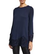 Lace-em Long-sleeve Top