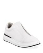 Men's Laceless Low-top Leather