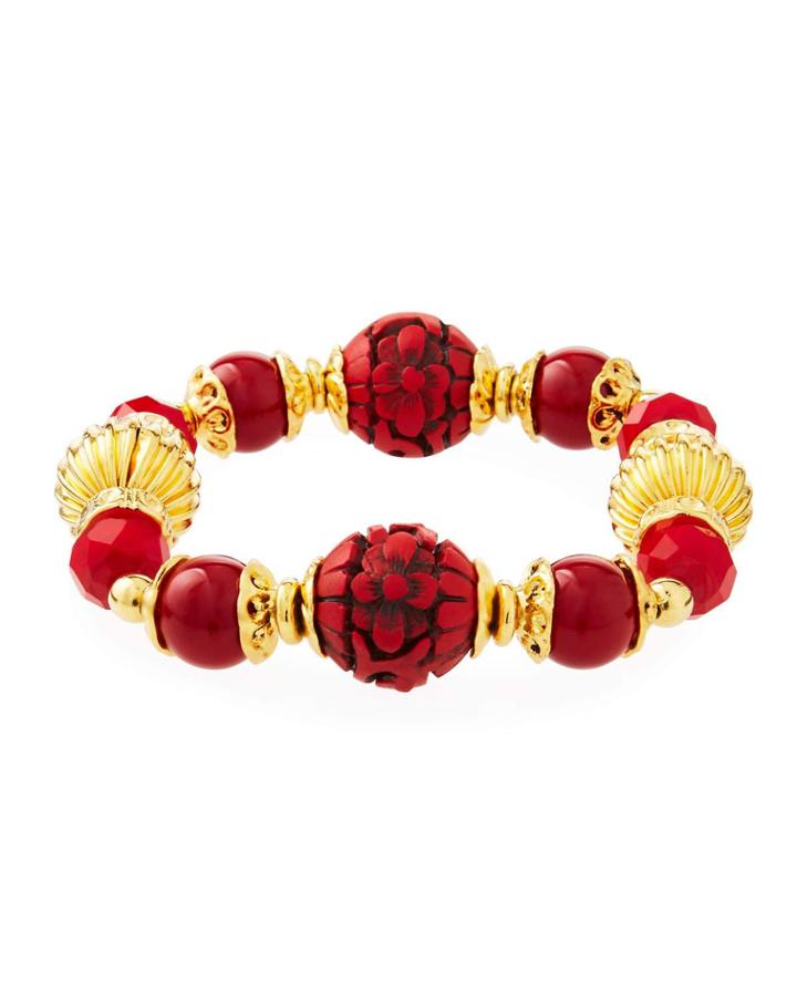 Cinnabar Stretch Bracelet