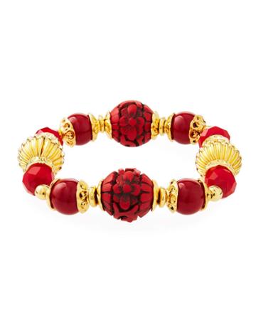 Cinnabar Stretch Bracelet