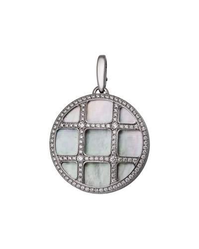 Pasha 18k Mother-of-pearl & Diamond Pendant Enhancer