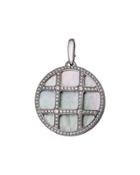 Pasha 18k Mother-of-pearl & Diamond Pendant Enhancer