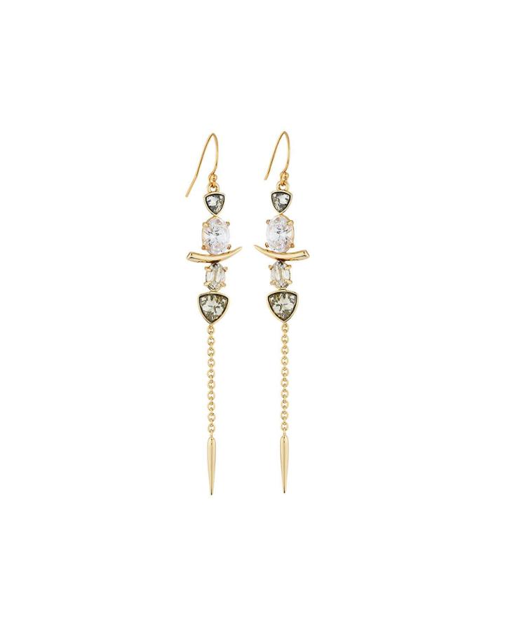 Multi-stone Dangle Earrings