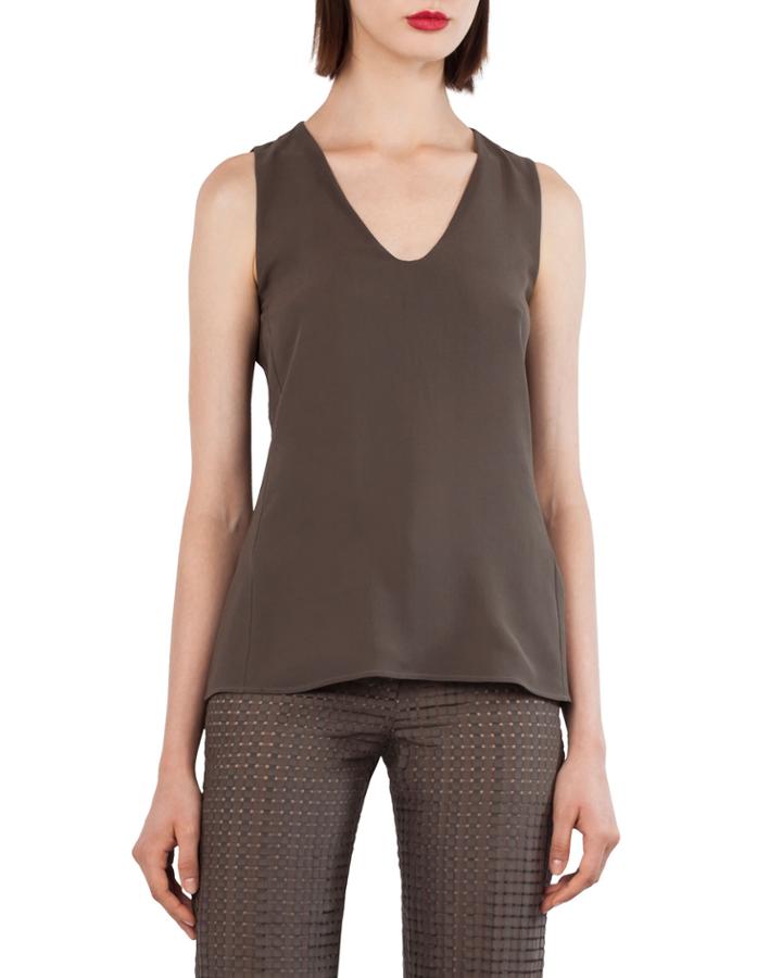 V-neck Double-layer