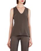V-neck Double-layer