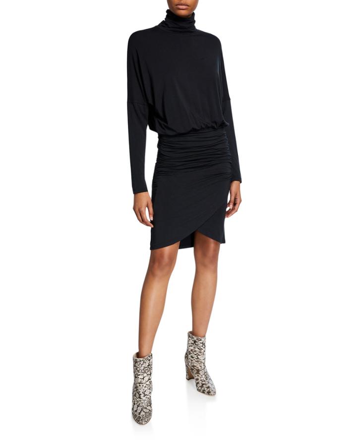 Rollins Turtleneck Dolman Dress