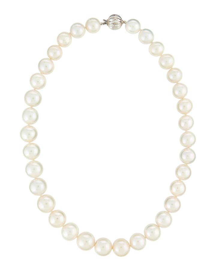 Belpearl 14k Freshwater Pearl Necklace, 12-15mm, Women's