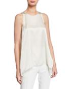 Sleeveless Keyhole-back