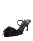 Petals Embroidered Slingback