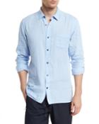 Double-face Square-hem Sport Shirt,