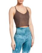 Mesh In Line Cropped Tank