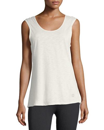 Claudia Caged Cowl-neck Tank Top