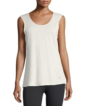 Claudia Caged Cowl-neck Tank Top