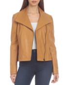Lamb Leather Envelop Jacket
