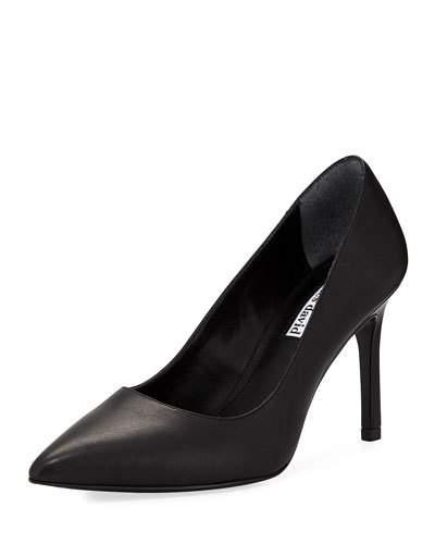 Denise Smooth Leather Pointy Toe Pump
