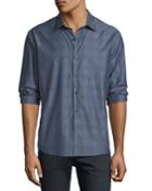 Men's Slim-fit Chambray Jacquard