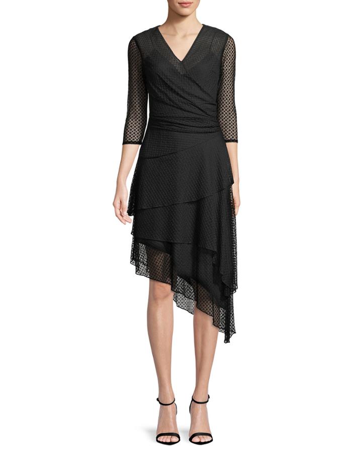 Mimi Point D'esprit A-line Dress