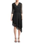 Mimi Point D'esprit A-line Dress