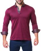 Men's Newton Arrow Long-sleeve Polo